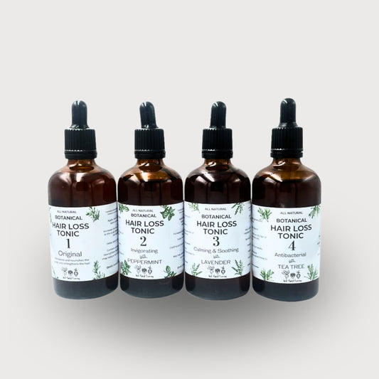 Botanical Hair Loss Tonic Dropper Set 100ml Bottles